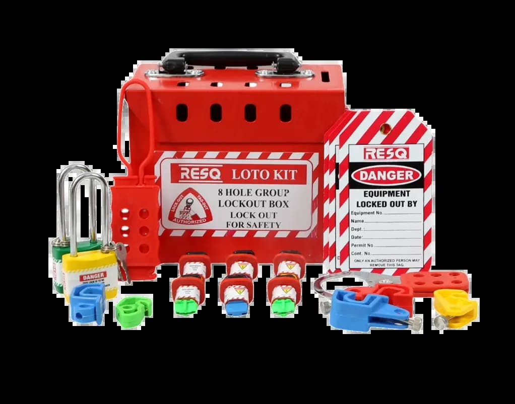 Group Lockout Tagout Kit - 8 Hole